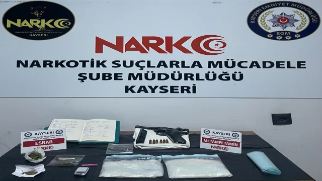 Kayseri’de uyuşturucu madde ticareti yapan kardeşler gözaltına alındı