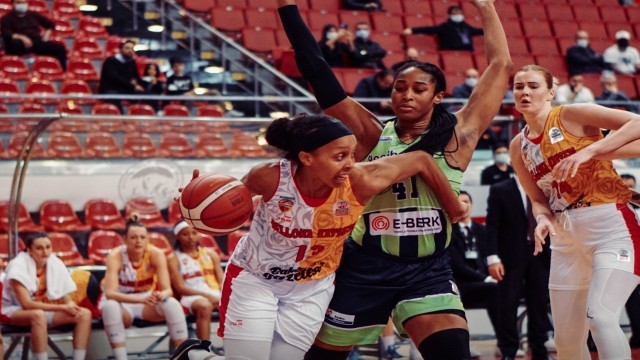 KBSL: Bellona Kayseri Basketbol: 77 - Nesibe Aydın: 71