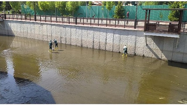 Keçiören’de Dere Yatakları Temizleniyor