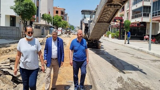 Kemalpaşa Çevre Yolunda Asfaltlama Çalışmaları Başladı