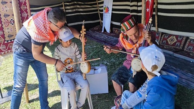 Kemer Belediyesi Yörük Çadırında Kemane Sesleri