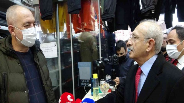 Kılıçdaroğlu, Denizli’de esnafı ziyaret etti