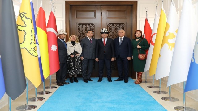 Kırgızistan heyetinden Başkan Güder’e kardeşlik ziyareti