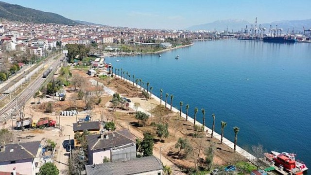 Körfez Atalar Sahil Parkı son aşamada