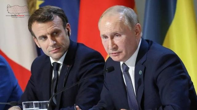 Macron ve Putin telefonda görüştü