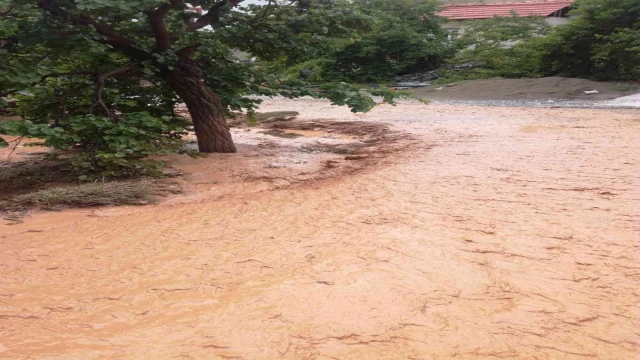 Malatya’da sağanak yağış sele neden oldu