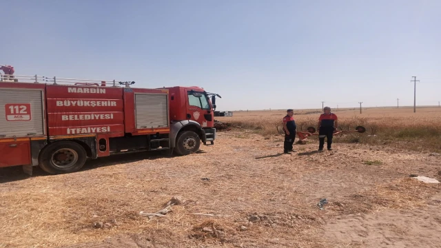 Mardin’de itfaiye ekipleri yangın ihtimaline karşı tetikte