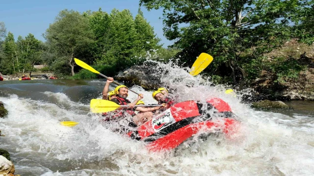 Marmara’nın ilk rafting parkuru yabancı turistleri ağırlamaya hazırlanıyor