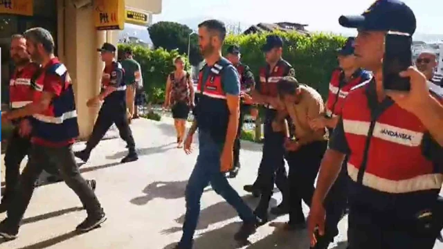 Marmaris orman yangınının zanlısı adliyeye sevk edildi