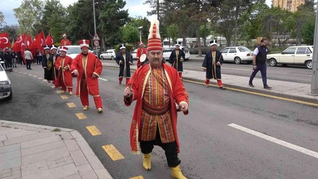 Mehter takımlı ’19 Mayıs’ coşkusu