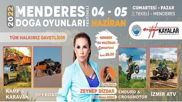 Menderes’te Doğa Oyunları Festivali başlıyor