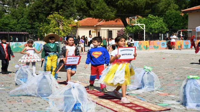 Milas’ta öğrenciler şenlikte eğlendi