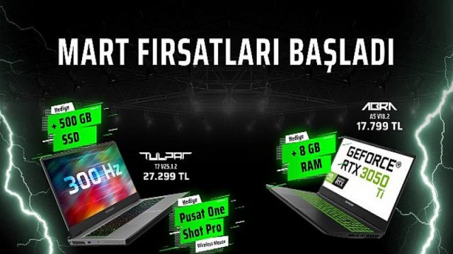 Monster Notebook’tan performans tutkunlarına ücretsiz RAM ve SSD yükseltme fırsatı!