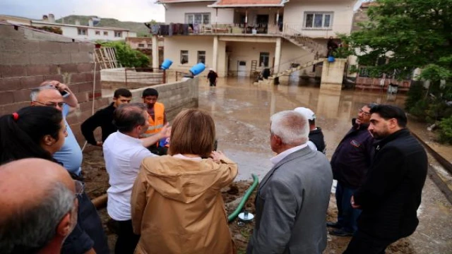 Nevşehir’de dolu ve sağanak etkili oldu