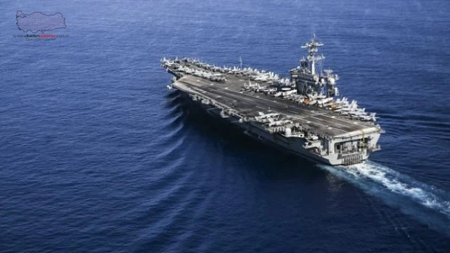 Nükleer uçak gemisi USS Abraham Lincoln Japon Denizi'nde: Zamanlaması dikkat çekti!