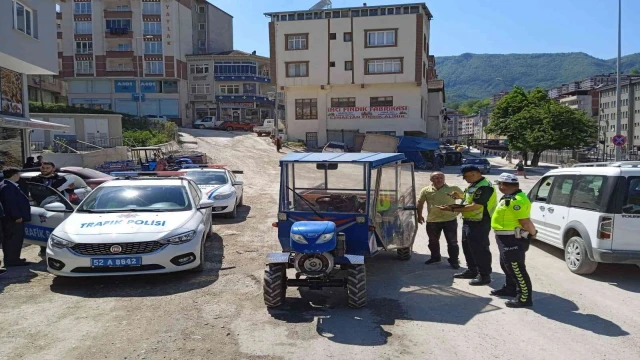 Ordu’da tarım araçları denetlendi