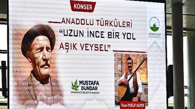 Osmangazi’de Aşık Veysel Türküleri Yankılandı