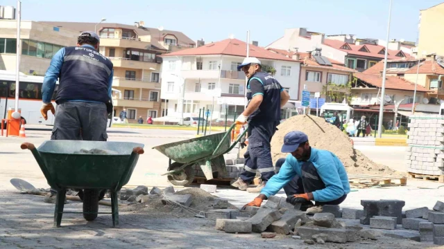 Otogarda bayram hazırlığı