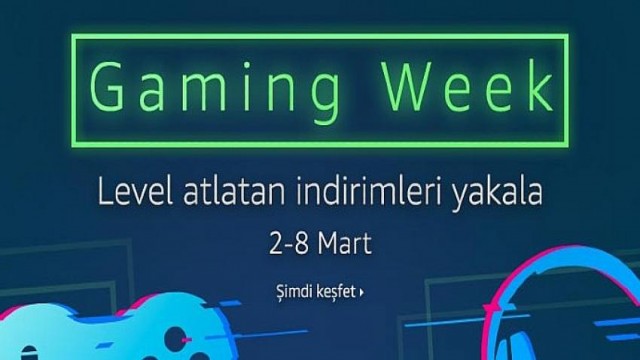 Oyun keyfinize level atlatan indirimler Amazon Gaming Week’te!