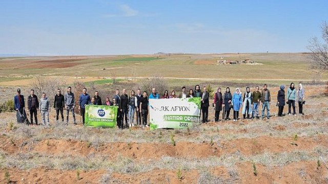 Park Afyon Hatıra Ormanı Geleceğe Nefes Olacak