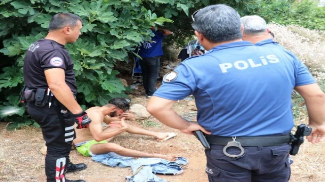 Polisin sıktığı biber gazından etkilendi, duş aldırılıp merkeze götürüldü