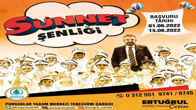 Pursaklar Sünnet şöleniyle şenlenecek