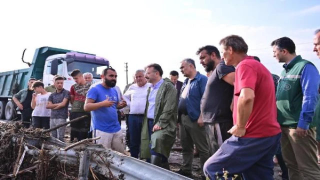 Sağanağın vurduğu Aydın’da hasar tespitine başlandı