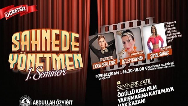 “Sahnede Yönetmen ” Semineri 29 Haziran’da