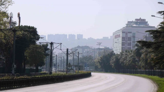 Samsun güne puslu bir hava ile uyandı