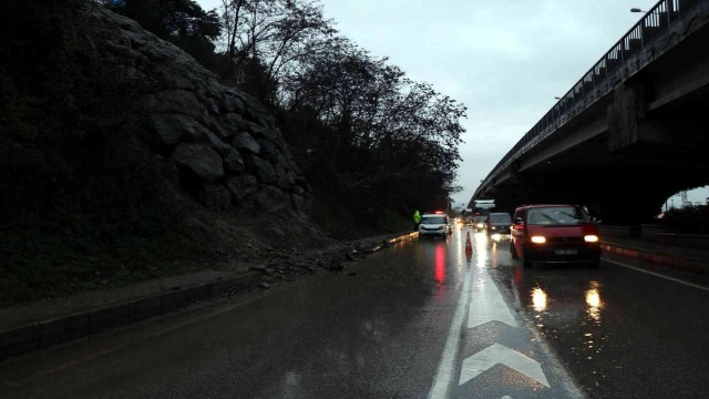 Samsun’da heyelan paniği