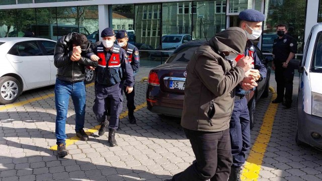 Samsun’da iki kez aynı taş ocağından hırsızlık yapan 3 kişi tutuklandı