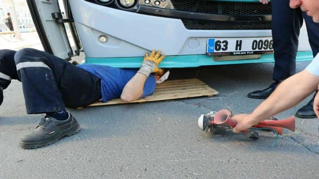 Şanlıurfa’da halk otobüslerine havalı korna denetimi