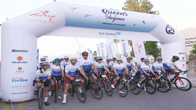 ’Santini Queens Of The Aegean Boostrace’ bisiklet yarışı Marmaris’te gerçekleşti