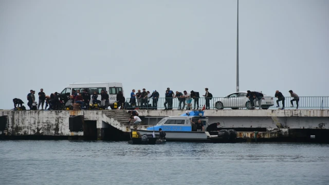 Sinop’ta denizden “çöplük” çıktı