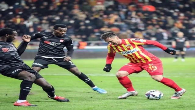 Sivasspor ile Kayserispor 30. randevuda