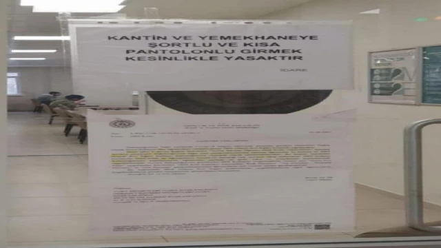 ’Şort’ ve ’kısa pantolon’ yasağı kararını kadın personellerin şikayeti üzerine almış