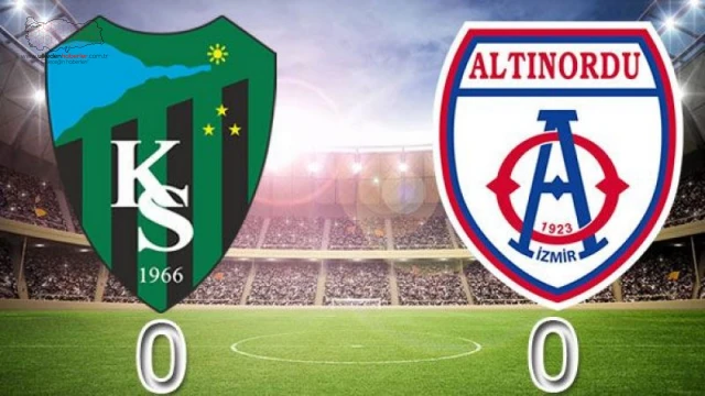 Spor Toto 1. Lig: Kocaelispor: 2 - Altınordu: 2