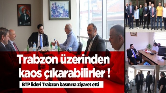 “Trabzon üzerinden kaos çıkarmak isteyecekler”