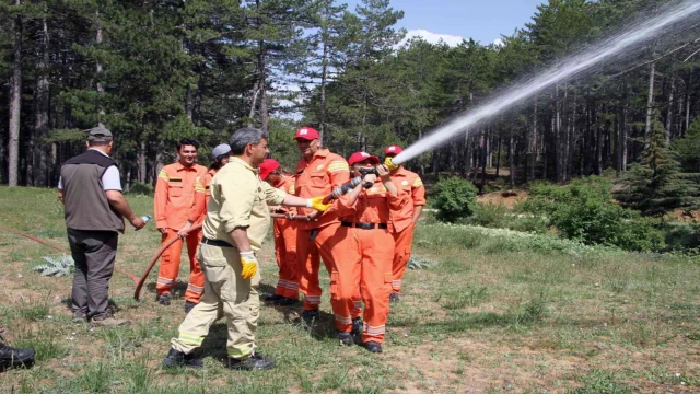 Türk Kızılay çalışanlarına yangın eğitimi