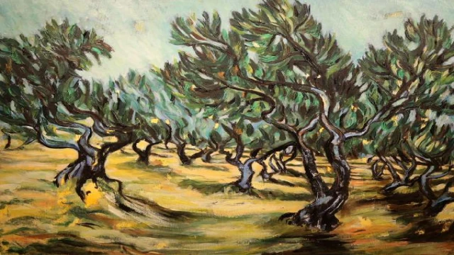 Van Gogh’un Zeytin Ağaçları yapıtı yeniden yorumlandı