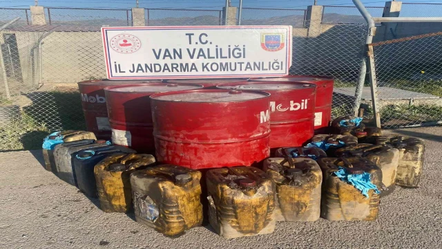 Van’da 1,5 ton kaçak akaryakıt ele geçirildi