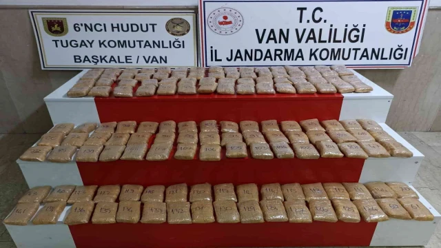 Van’da 225 kilo uyuşturucu ele geçirildi