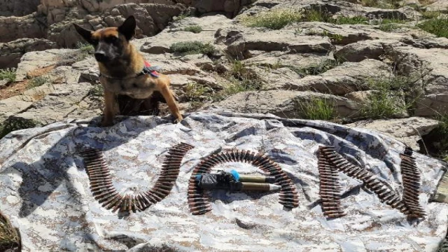 Van’da terör örgütü PKK’nın silah ve mühimmatı ele geçirildi