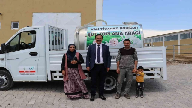 VANTB Başkanı Süer ile çiftçilerin yüzü gülüyor