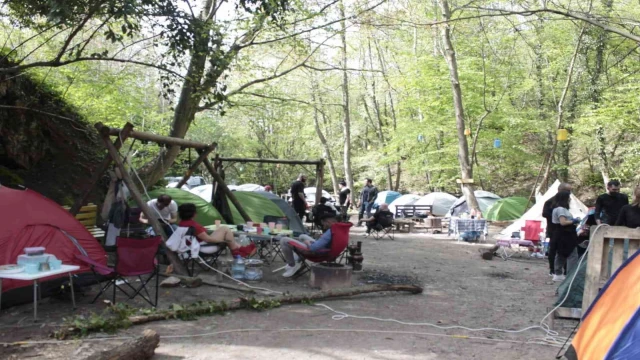 Yalova’da kamp turizmine ilgi her geçen gün artıyor