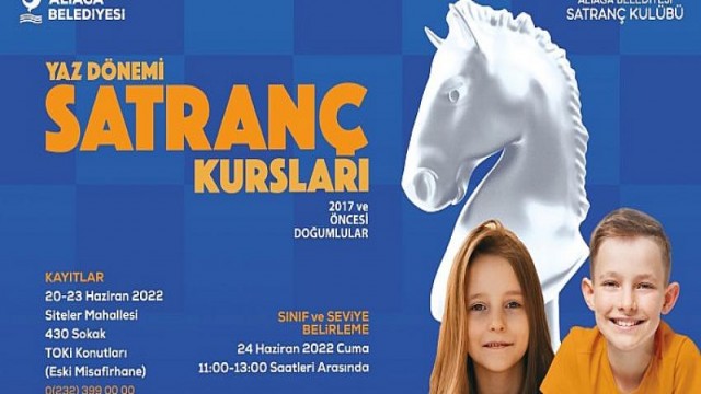 Yaz dönemi Satranç Kursları Başlıyor