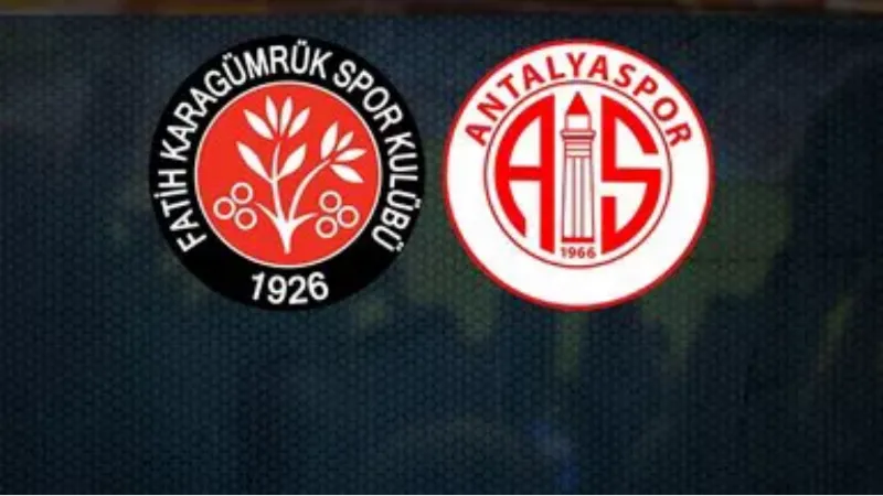 Spor Toto Süper Lig: Antalyaspor: 4 - Fatih Karagümrük: 2