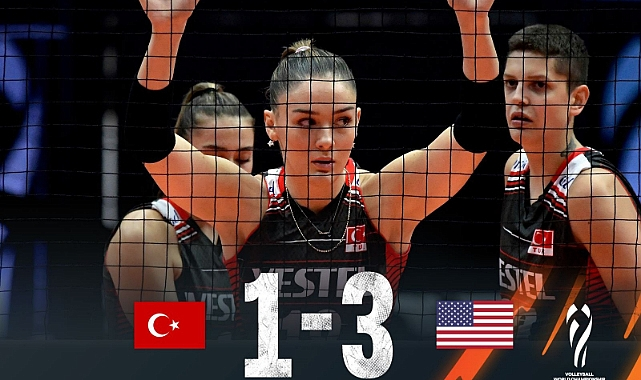 FIVB Dünya Şampiyonası: ABD: 3 - Türkiye: 1