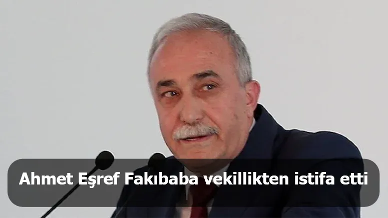 Ahmet Eşref Fakıbaba AK Parti'den ve vekillikten istifa etti