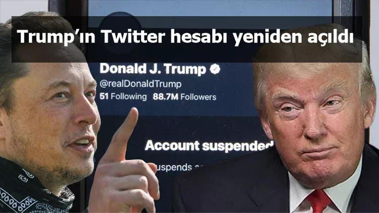 Trump’ın Twitter hesabı yeniden açıldı